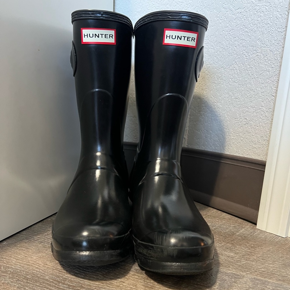 Hunter Boots short black-gloss
